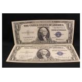 Lot of 2 1935 Silver Certificate Notes