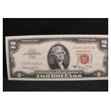 1963-A $2 Red Seal Ban Note Uncirculated