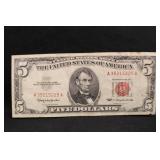 1963 $5 Red Seal Bank Note