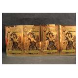 Lot of 4 2026 Idaho Goldback 1/4000th oz of Gold