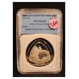 1997 Certified Bermuda Silver 3 Dollar Piece