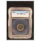 1960 MS67 Roosevelt Silver Dime