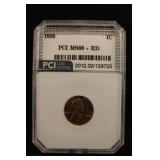 1936 Certified Red Lincoln Wheat Cent
