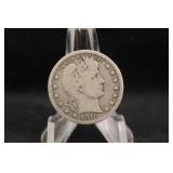 1916 Barber Silver Quarter