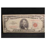 1963 $5 Red Seal Bank Note