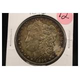 1896 Rainbow Toning Morgan Silver Dollar
