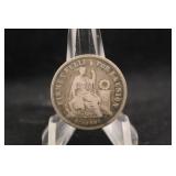 1866 Peru Silver 1/5 Sol