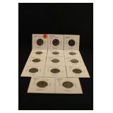 Lot of 14 Buffalo Nickels