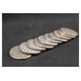 Lot of 10 Steel Wheat Cents