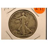 1939 Walking Liberty Silver Half-Dollar