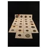 Lot of 25 Mixed Foreign Coins