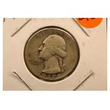 1937 Washington Silver Quarter