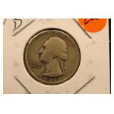 1935-D Washington Silver Quarter