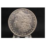 1892-CC Uncirculated Morgan Silver Dollar