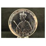 1969 1979 Jamaica $25 Dollar Silver Coin .925
