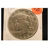1934-D Uncirculated U.S. Silver Peace Dollar