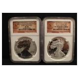 2012-S PF70 San Francisco Silver Eagle Proof Set