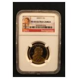 2003-S PF69 Ultra Cameo Sacajawea Dollar