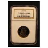 2003-S PF70 Ultra Cameo Sacajawea Dollar