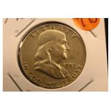 1959 Franklin Silver Half Dollar