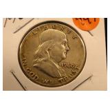 1960 Franklin Silver Half Dollar