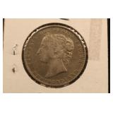 1899 Newfoundland Silver 50 Cent Coin