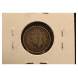 1941 Newfoundland Silver 10 Cent Coin