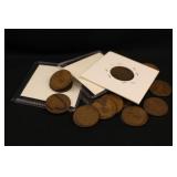Lot of 17 Pre-30 Mixed Date Lincoln Wheat Cents