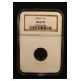 1996-W West Point MS67 FT Roosevelt Dime