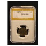 1914-S Certified Buffalo Nickel *Semi Key Date