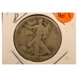 1936-D Walking Liberty Silver Half Dollar