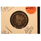 1883 No Cent V-Nickel