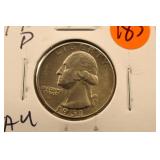 1951-D Washington Silver Quarter