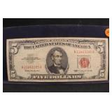 1963 $5 Red Seal Bank Note