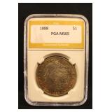 1888 Certified Morgan Silver Dollar