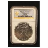 2014-W MS70 West Point 1oz .999 Silver Eagle