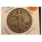 1941 Walking Liberty Silver Half Dollar