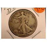 1942-D Walking Liberty Silver Half-Dollar