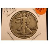1942 Walking Liberty Silver Half Dollar