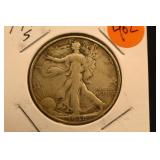 1940-S Walking Liberty Silver Half Dollar
