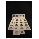 Lot of 30 Mixed Foreign Coins