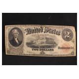 1917 $2 Jefferson Legal Tender Bank Note