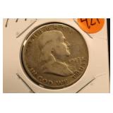 1948 Franklin Silver Half Dollar
