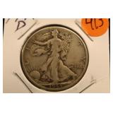 1944-D Walking Liberty Silver Half Dollar