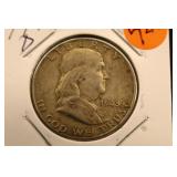 1948-D Franklin Silver Half Dollar