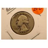 1942-D Washington Silver Quarter