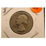 1941-S Washington Silver Quarter