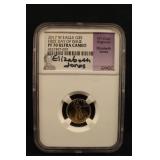 2017-W FDOI PF70 1/10thoz Gold American Eagle