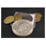 Lot of 9 Mixed Tokens