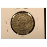 Rhode Island 2001-D 5% Off Center Error